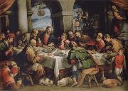 Francesco Bassano the younger The communion oil painting on canvas